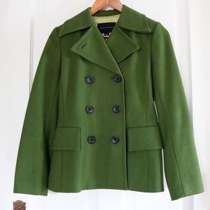 Banana Republic green pea coat